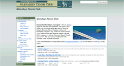 Desktop Screenshot of glenalbyntennis.com